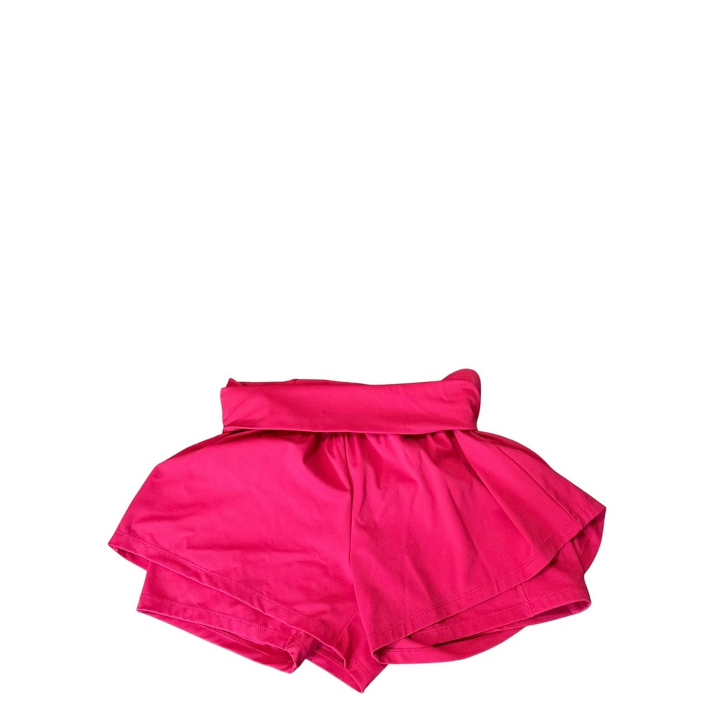 Halara Pink Cloudful Crossover 2-in-1 Ruffle Tennis Skort Womens Size Small